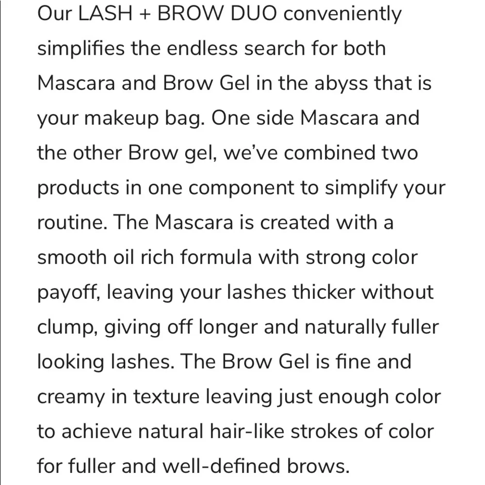 Tynt lash and brow duo